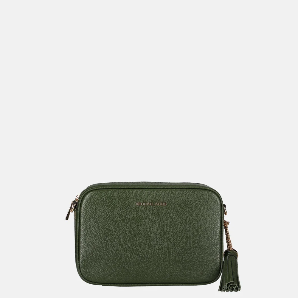 Michael Kors Jet Set crossbody tas M amazon green bij Duifhuizen